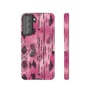 Pink and Black Tribal  phone Case