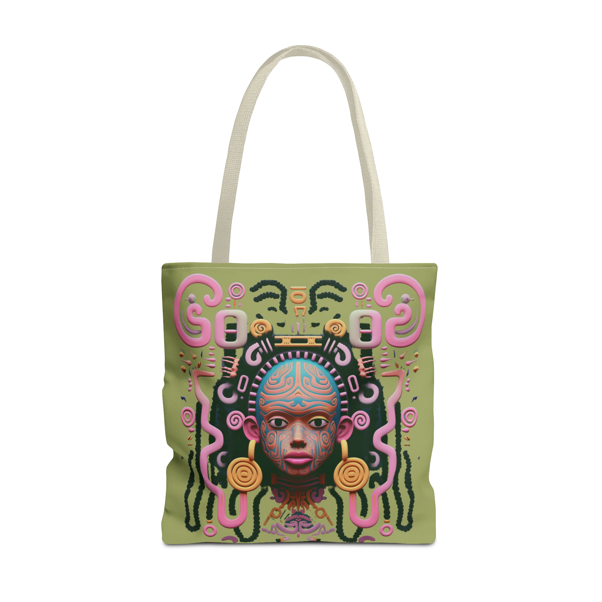 “She Defies” Tote Bag Green