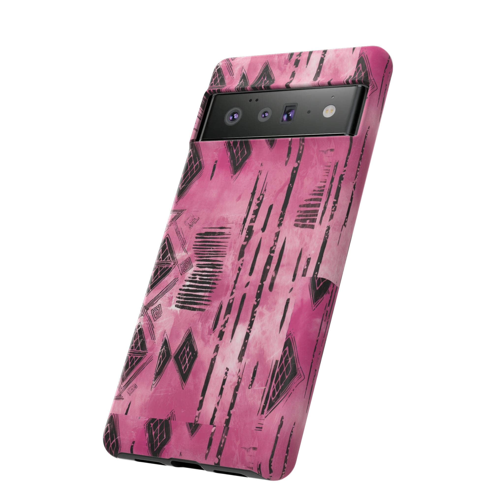 Pink and Black Tribal  phone Case