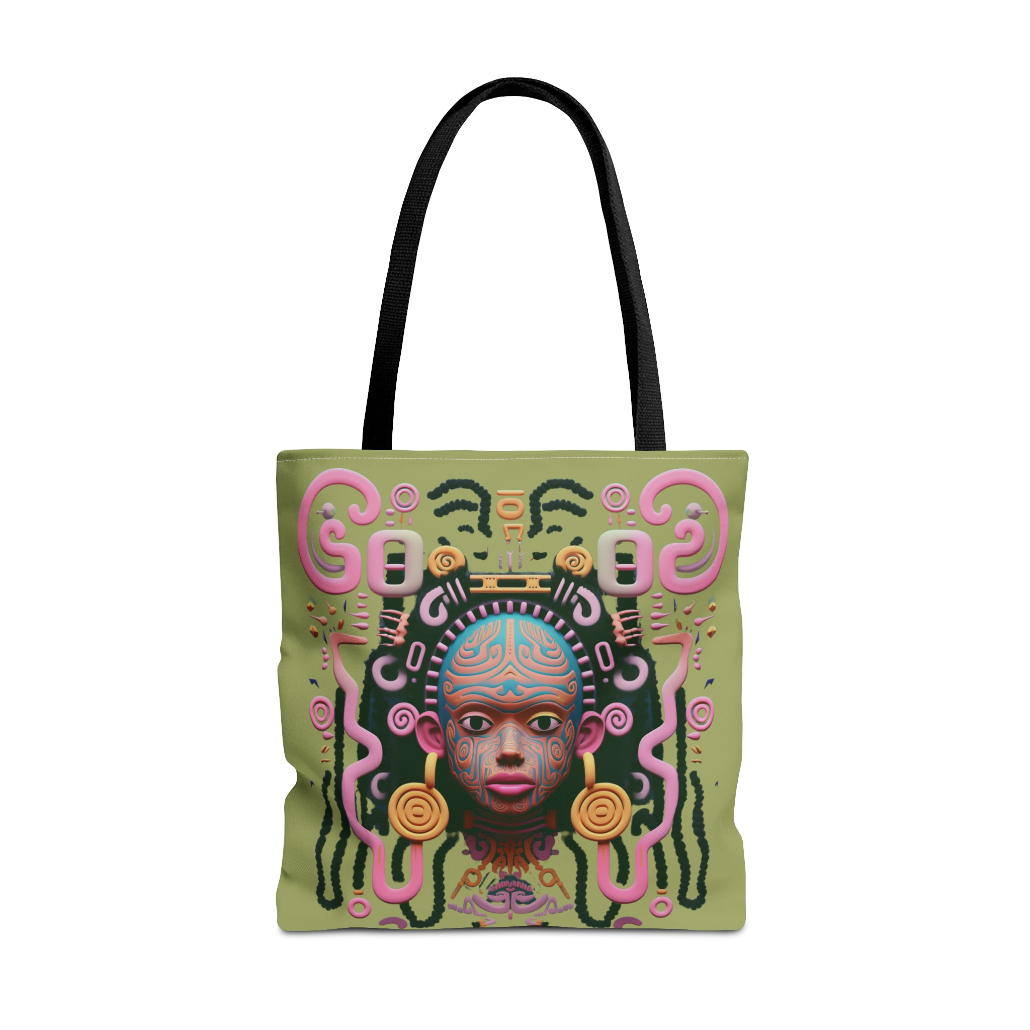 “She Defies” Tote Bag Green