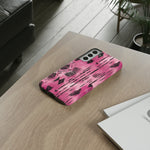 Load image into Gallery viewer, Pink and Black Tribal  phone Case
