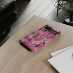 Load image into Gallery viewer, Pink and Black Tribal  phone Case
