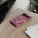 Load image into Gallery viewer, Pink and Black Tribal  phone Case
