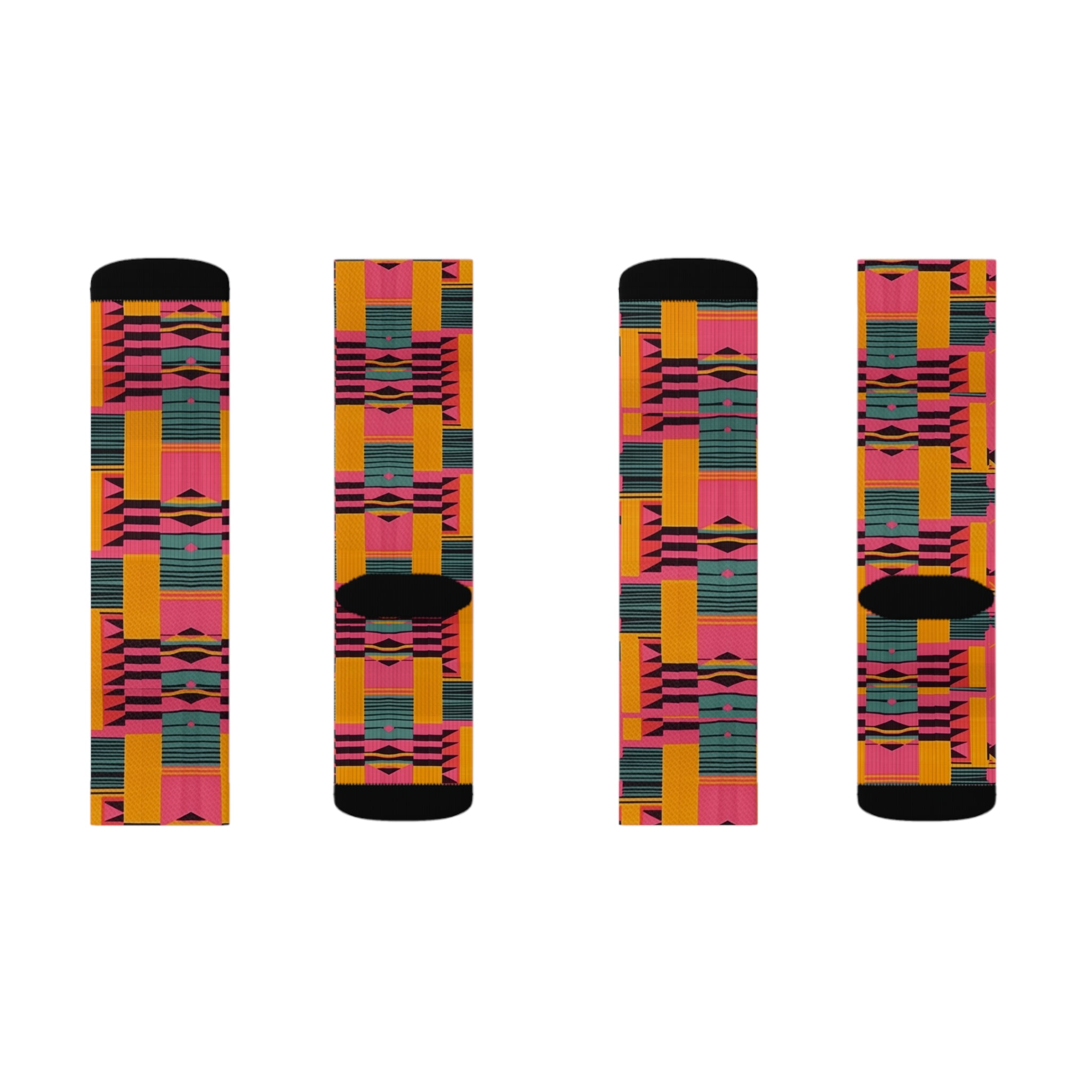 Kente print Socks