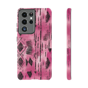 Pink and Black Tribal  phone Case