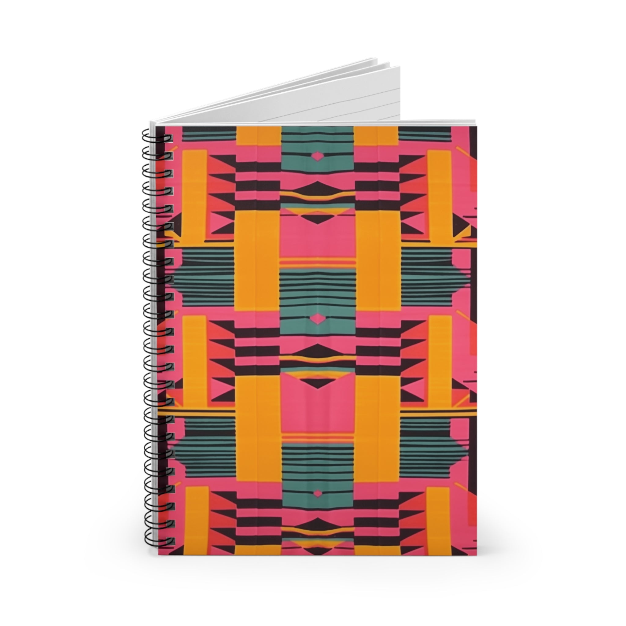 Kente Print Spiral Notebook