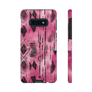 Pink and Black Tribal  phone Case