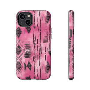 Pink and Black Tribal  phone Case