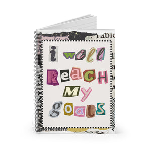 Goal Setting Spiral Notebook - Ruled Line