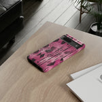 Load image into Gallery viewer, Pink and Black Tribal  phone Case
