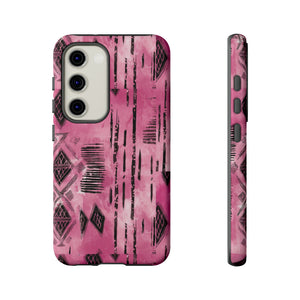 Pink and Black Tribal  phone Case