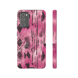 Pink and Black Tribal  phone Case