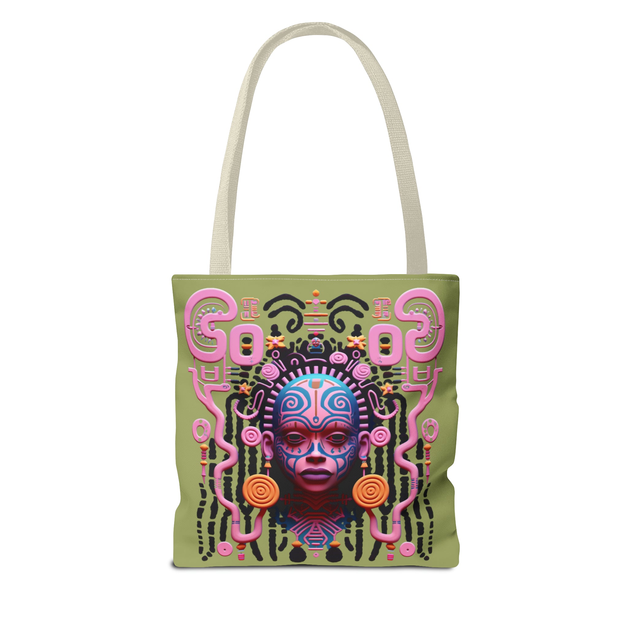 “She Defies” Tote Bag Green