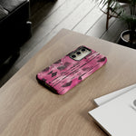 Load image into Gallery viewer, Pink and Black Tribal  phone Case
