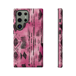 Pink and Black Tribal  phone Case