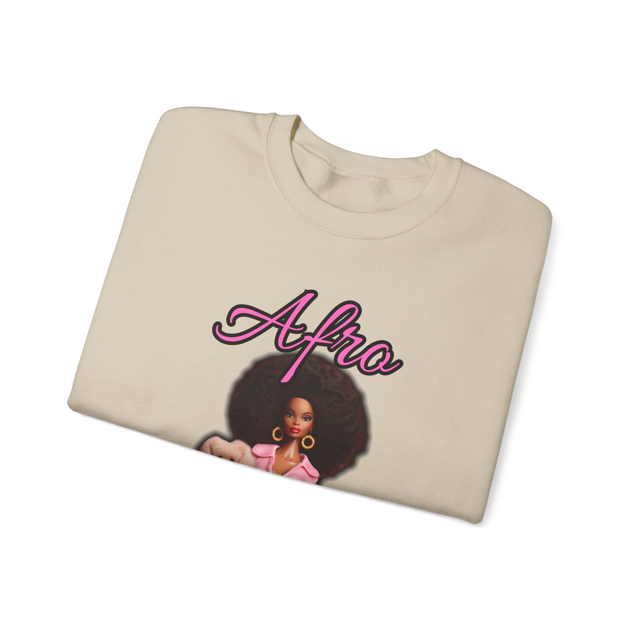 Afro Barbie Crewneck Sweatshirt