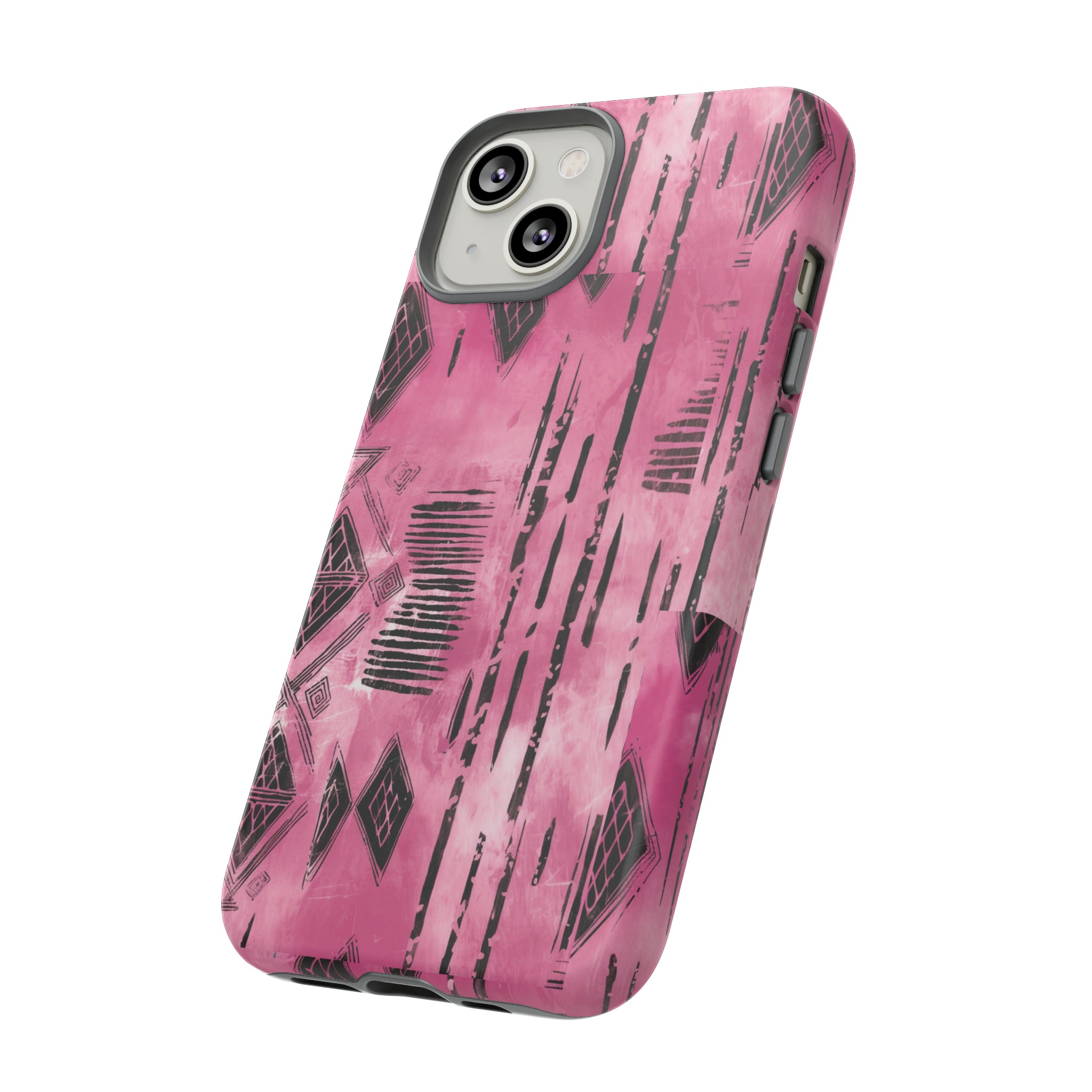 Pink and Black Tribal  phone Case