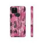 Load image into Gallery viewer, Pink and Black Tribal  phone Case
