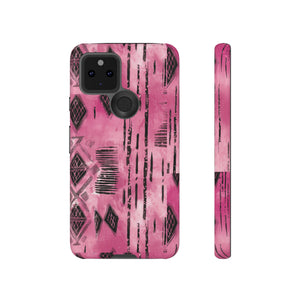 Pink and Black Tribal  phone Case