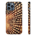 Load image into Gallery viewer, Shibori  Print Phone Case  Brown
