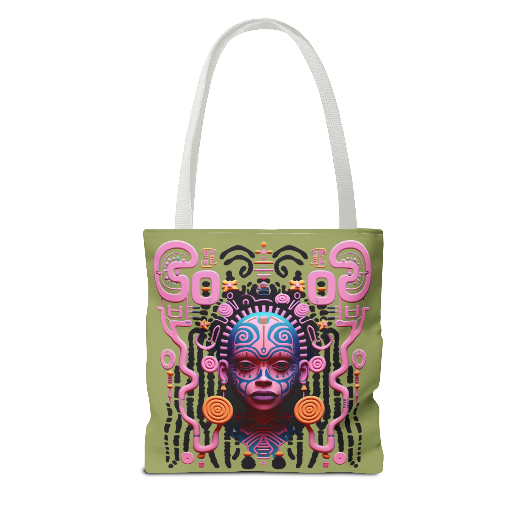 “She Defies” Tote Bag Green