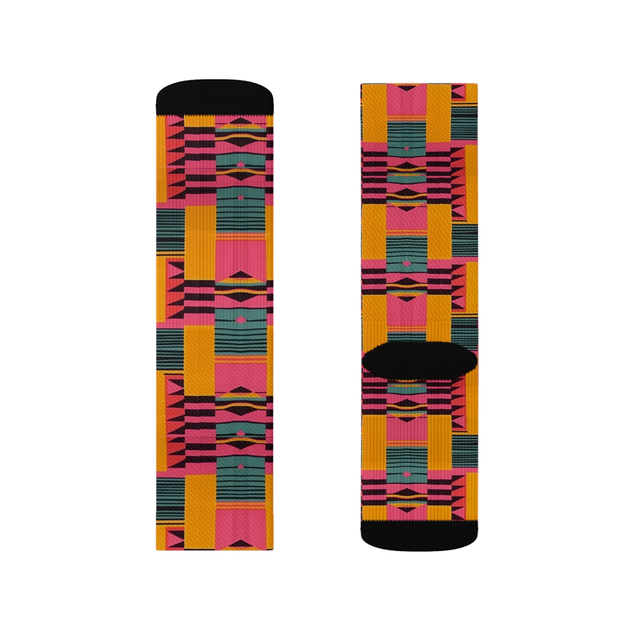 Kente print Socks