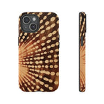 Load image into Gallery viewer, Shibori  Print Phone Case  Brown
