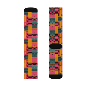 Kente print Socks